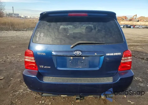 2003 Toyota Highlander Limited from USA, damaged, VIN JTEHF21A330115843